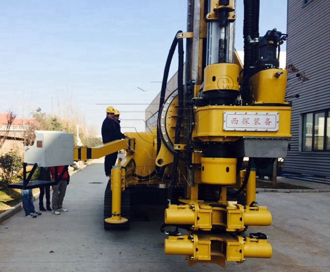 Pneumatic DTH Hammer Rotary Construction Drilling Rig