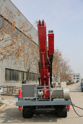 Single Tube 1500m/H Rock Soil Anchor Drill Rig For Foundation Strenghting