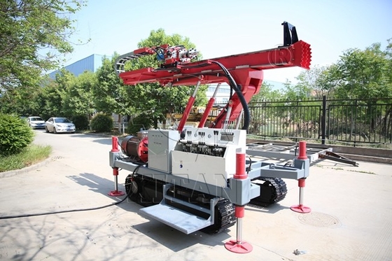 Deep Foundation Lifting Type Anchoring Drilling Rig For Soil Slope Stabilization