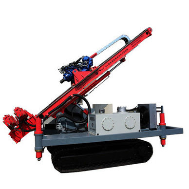 Full Hydraulic Power Head Drive Crawler Type Anchor Drilling Rig for Soft Foundation Treatment in Uzbekistan