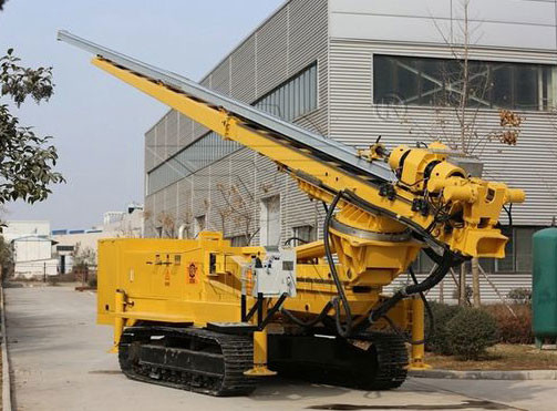 Diesel Engine High-pressure Construction Drill Rig for jet grouting anchor cable in Tajikistan