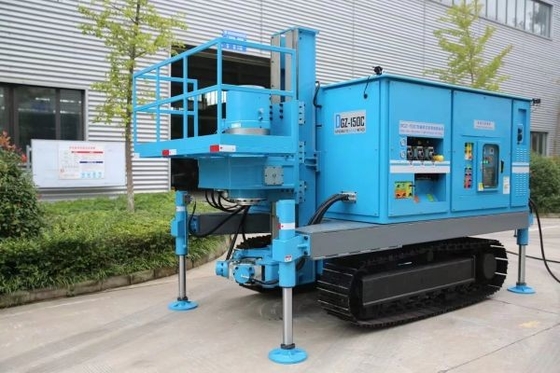 Wireless Transmission Multi-pipe Jet Grouting Drilling Rig for Damaged Cut-Off Curtains in Kazakhstan