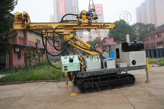 GL-6000S Hydraulic 200M depth pneumatic DTH Construction Drilling Rig