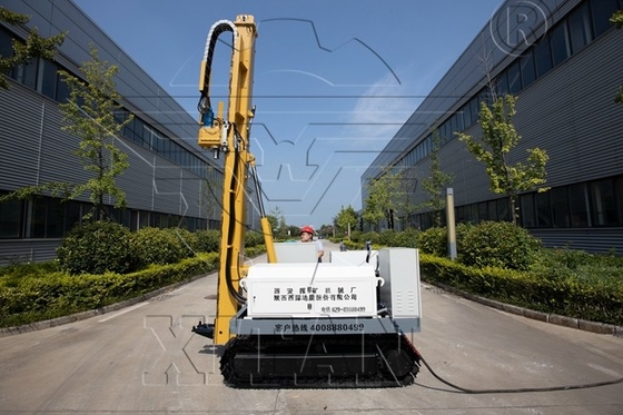 Dia 90 mm Hydraulic Crawler Mounted  Drilling and Grouting Rig