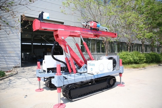 Three Wing 100 Meter Crawler Mounted Anchor Drilling Rig